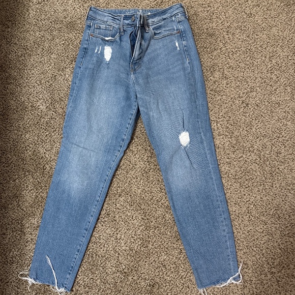 High Rise Straight Jeans - Picture 1 of 3